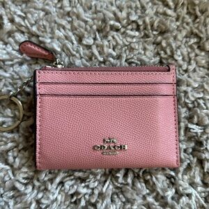 Coach credit card key chain wallet